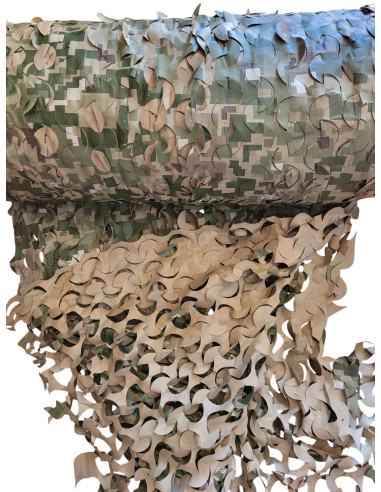 Filet de camouflage à la découpe (2m...