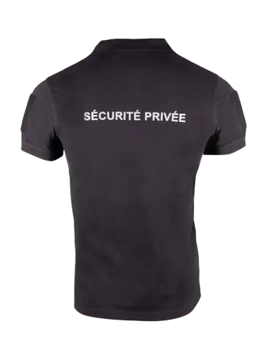 Polo Neutre Sécurité Privée – Dos