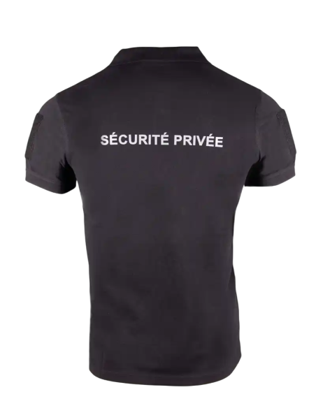 Polo Neutre Sécurité Privée – Dos