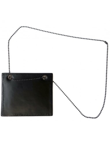 Porte carte en cuir avec chaine
