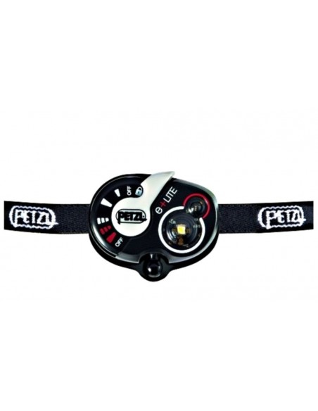 Lampe frontale de secours Petzl E+Lite noir avec sifflet de sécurité - 50 Lumens