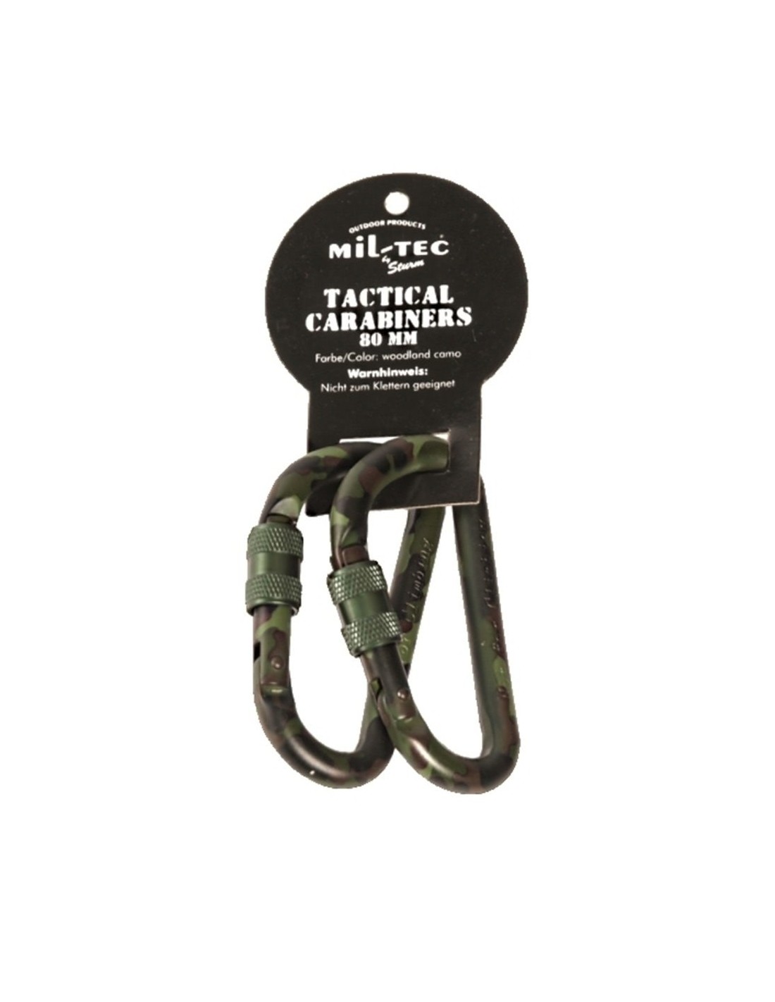 Mousqueton tactique 80mm Camouflé - Equipement militaire