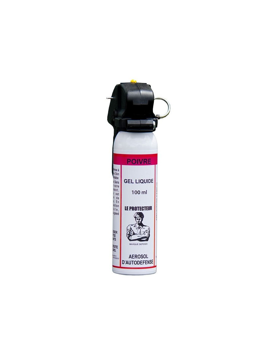 AEROSOL GAZ CS ANTI-AGRESSION FORCE LE PROTECTEUR 300 ML POIGNEE