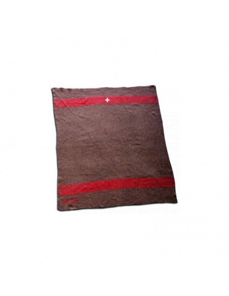 Couverture Suisse 100 % LAINE 200 x 170 cm  - Repro