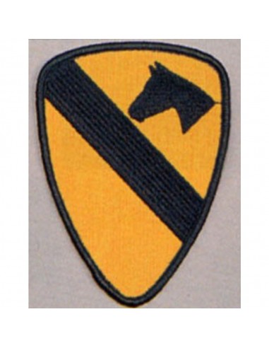 PATCH / ECUSSON 1st cavalerie US jaune