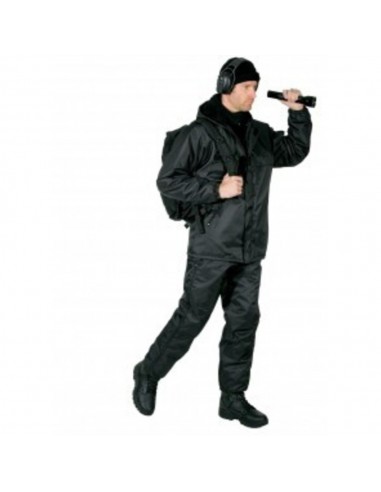 Veste Imperméable / Doublure Polaire - Noire