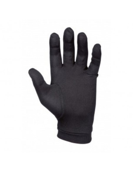 Sous-gants noirs en soie