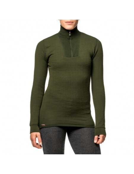 Polo zippé Ullfrotte 400g Woolpower