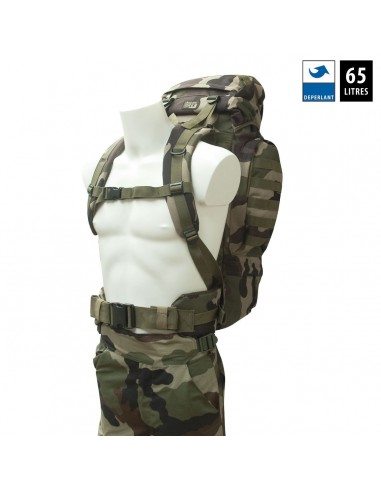 Sac à dos OPERATEUR 65 L camouflage / noir ou kaki