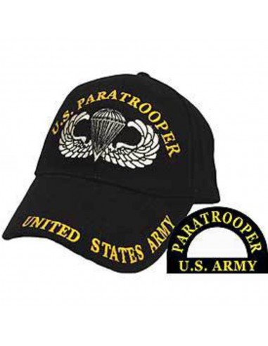 casquette us Paratrooper airborne brodé