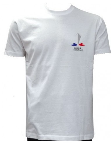 Tee Shirt blanc Marine Nationale