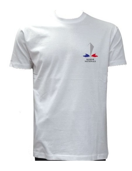 Tee Shirt blanc Marine Nationale