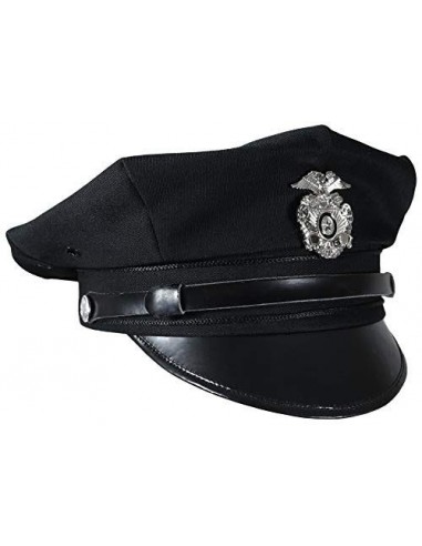 Casquette Police USA - Insigne Noir