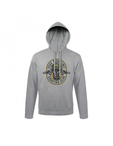 Sweat-shirt SHOOTING CLUB Gris Chiné