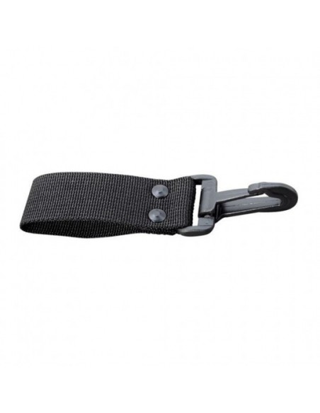 Porte mousqueton noir