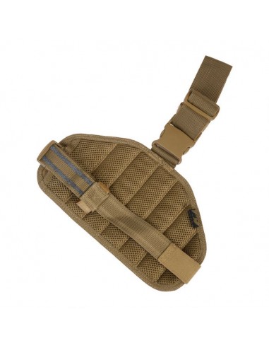 Plaque de cuisse avec attache molle