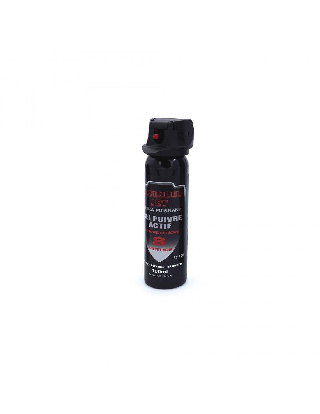 BOMBE DE DEFENSE AEROSOLS GEL POIVRE CS80 100 ml Concorde Defender