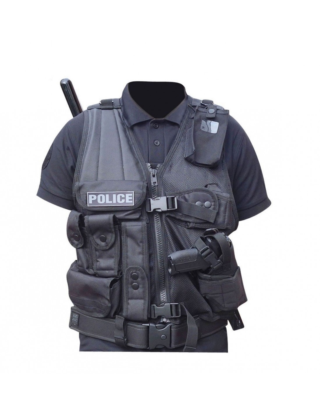 Gilet d'intervention gendarmerie /police avec Holster